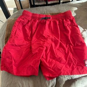 66 north red swim shorts